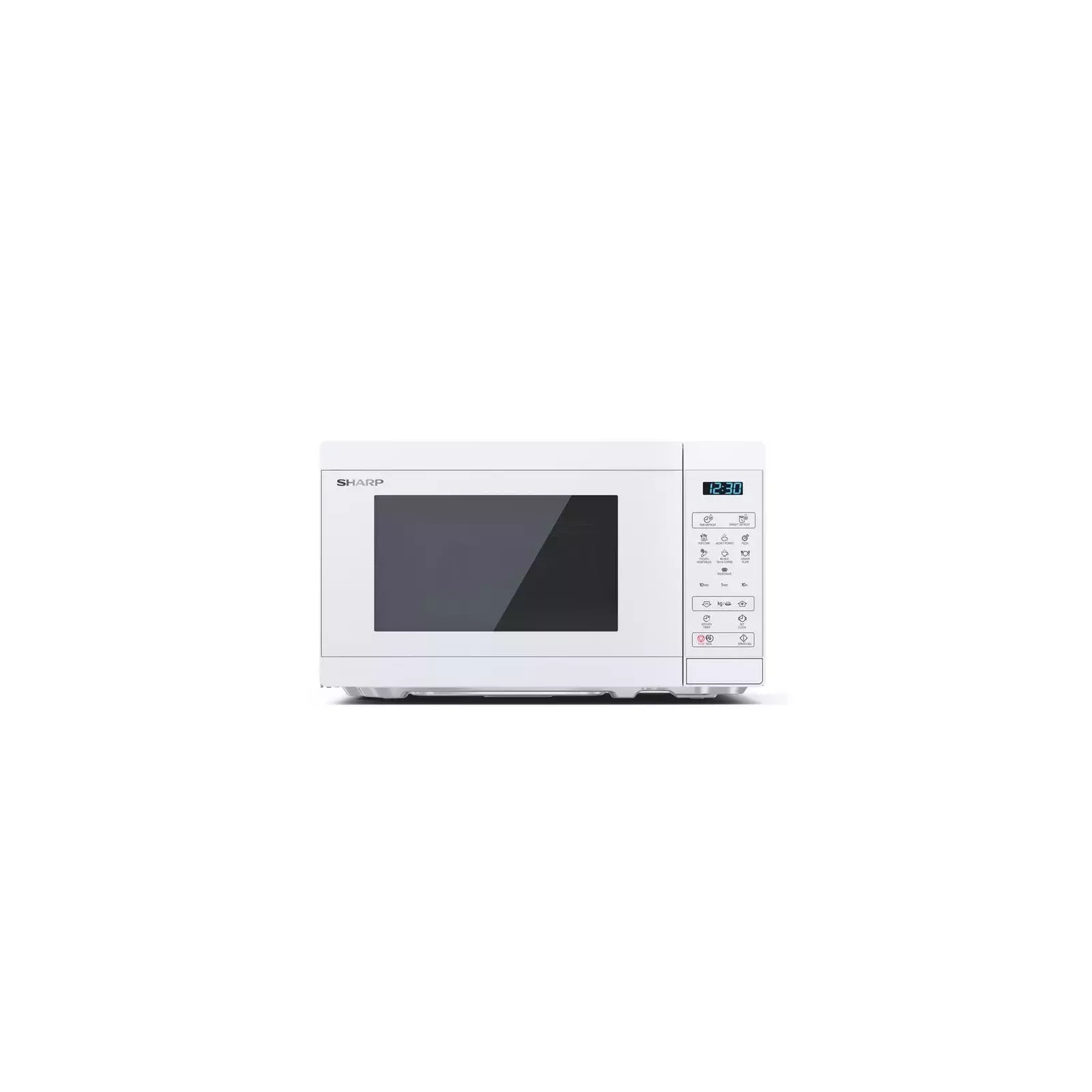 Mikrobangų krosnelė Sharp YC‑MS02E‑C, 800 W, 20 L, balta