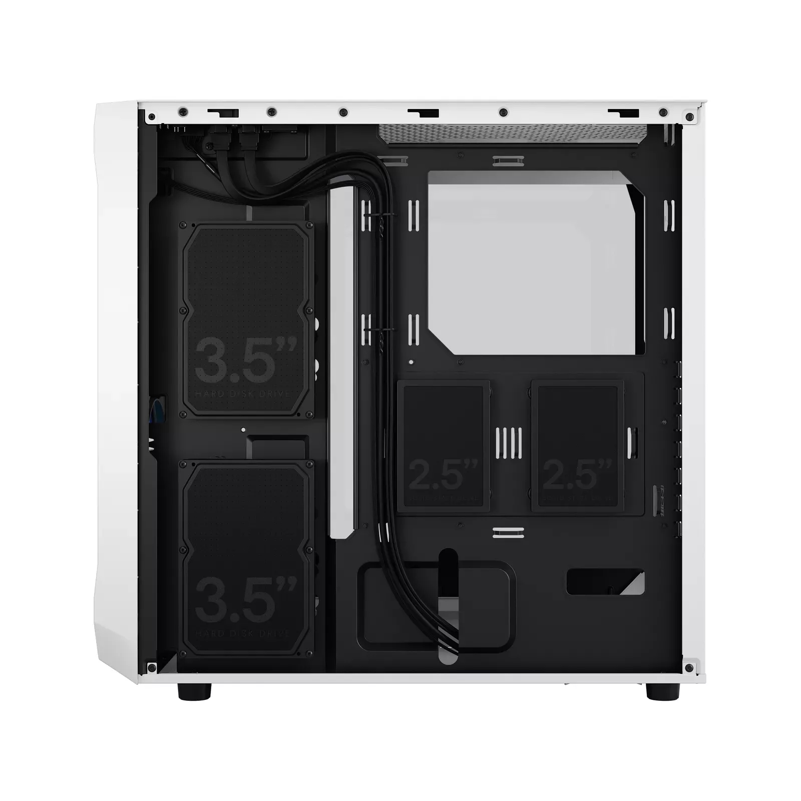 Fractal Design Focus 2 — Белый ATX-корпус с RGB-подсветкой и стеклом