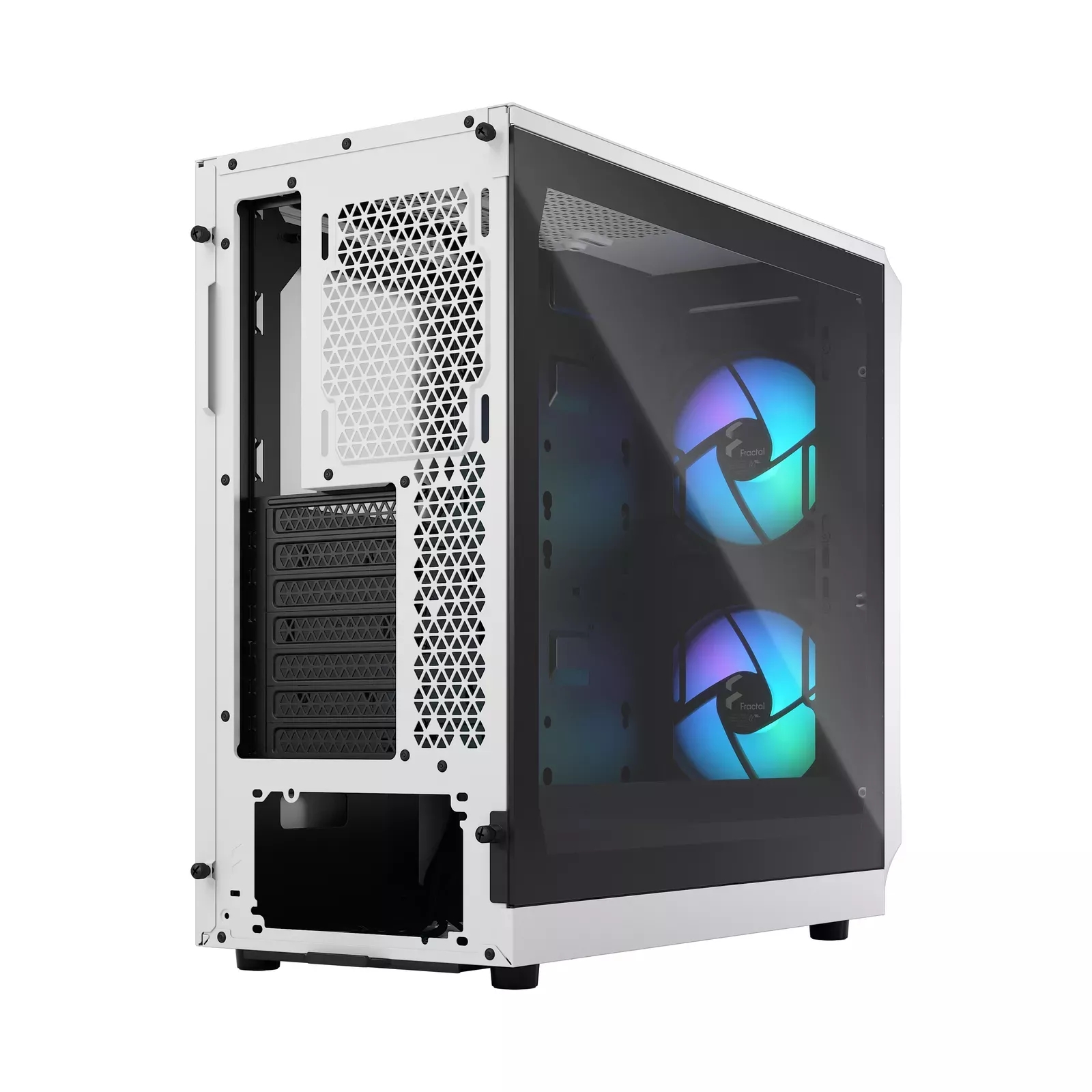 Fractal Design Focus 2 — Белый ATX-корпус с RGB-подсветкой и стеклом