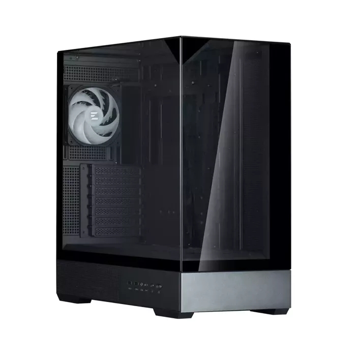 Zalman P40 Prism Black korpuss ar ARGB ventilatoru