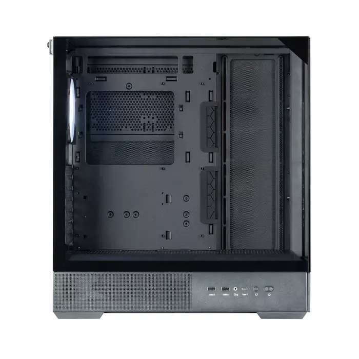 Zalman P40 Prism Black korpuss ar ARGB ventilatoru