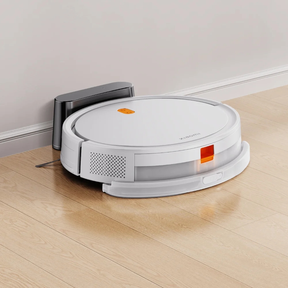 Xiaomi Robot Vacuum E5 (Balts) EU, mitrā un sausā tīrīšana, 2600 mAh, 0.4 L, 2000 Pa (DEMO)