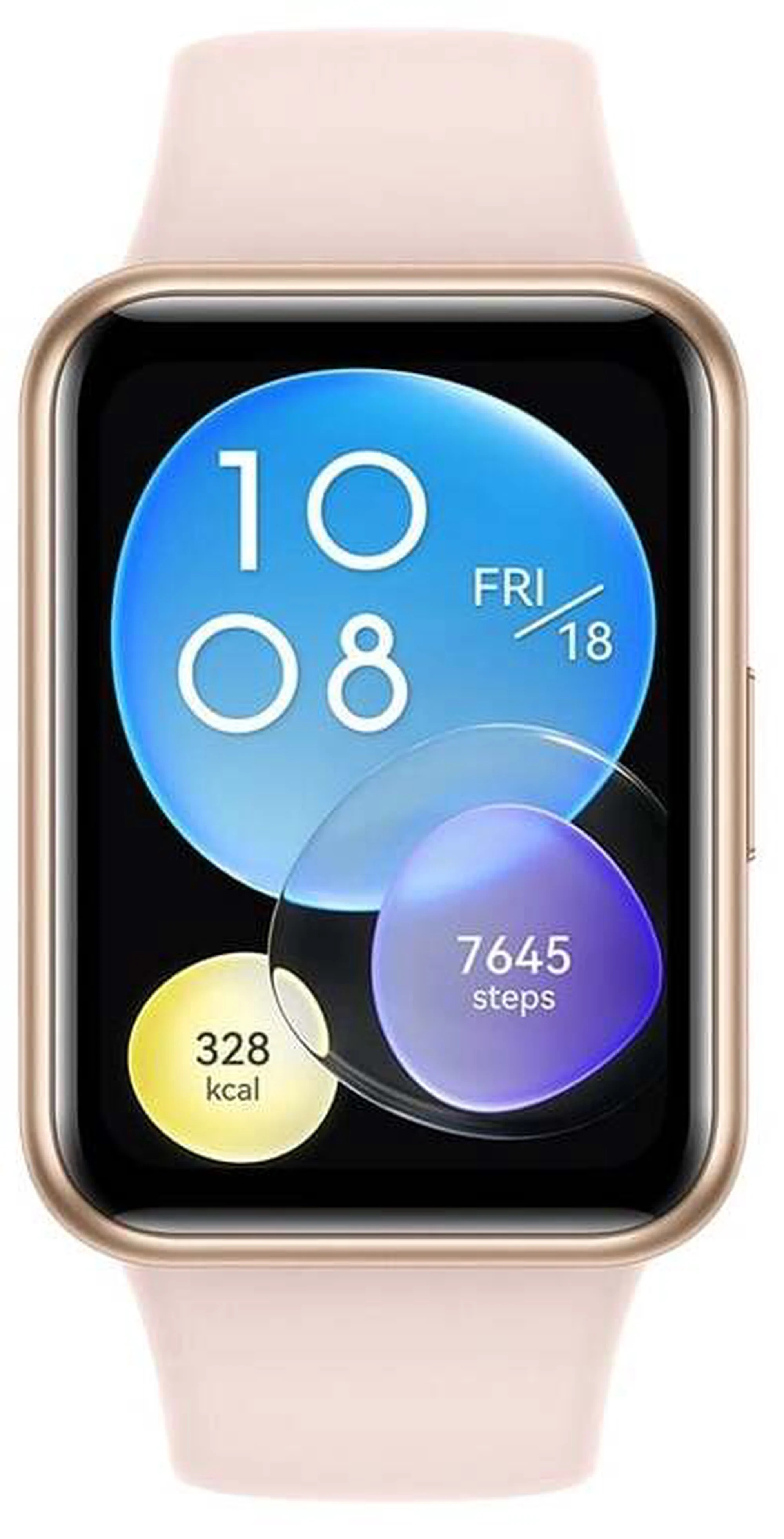 Huawei Watch Fit 2 Active Edition išmanusis laikrodis su GPS, AMOLED ir atsparumu vandeniui, Sakura rožinė